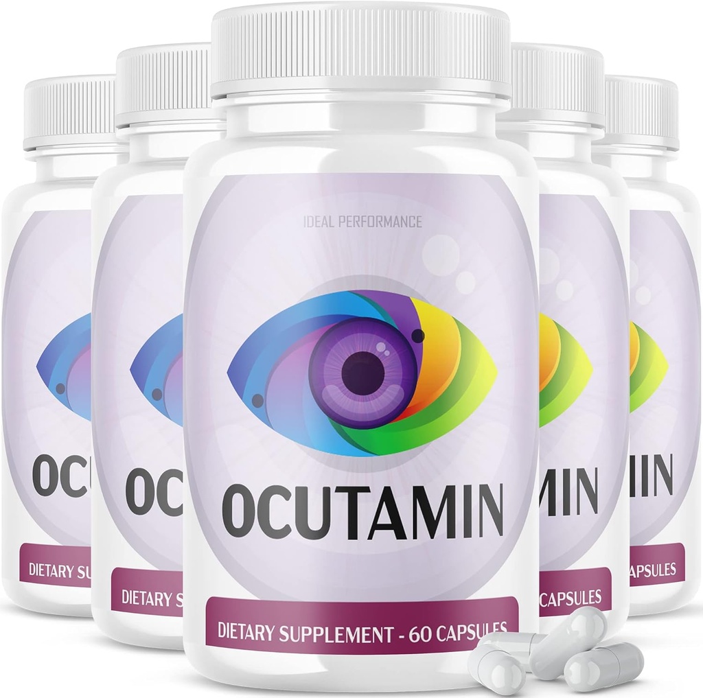 IDEAL PERFORMANCE (5 Pack) Ocutamin Vision Pills Supplement (300 Capsules)