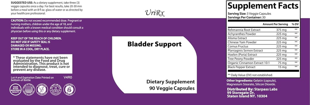Bladder Ultra Control soutient et favorise la fonction de Bladder santé, aide à maintenir le contrôle de Bladder et réduit la fréquence, fuite urinaire - 90 comte