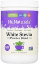 NuNaturals mélange de poudre de Stevia blanc, substitut de sucre à base végétale, édulcorant de calories zéro, 12 oz