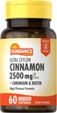 Sundance Ceylan Cinnamon Capsules 2500mg.60 pilules avec chrome et biotine.