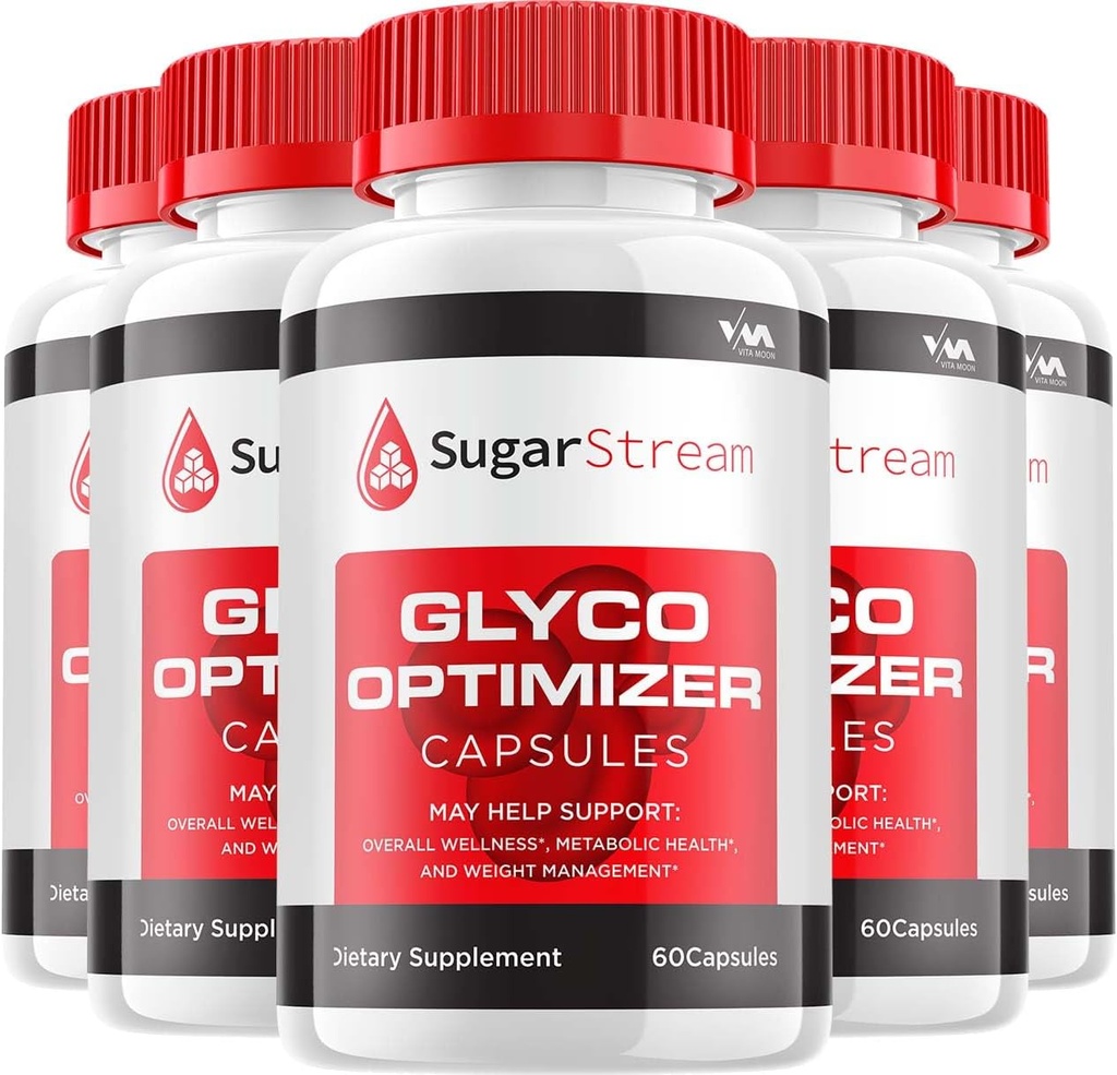 (5 Pack) Sugar Stream Supplément, SugarStream Capsule - Formule avancée Sugar Stream, SugarStream Avis de force maximale, 300 Capsules