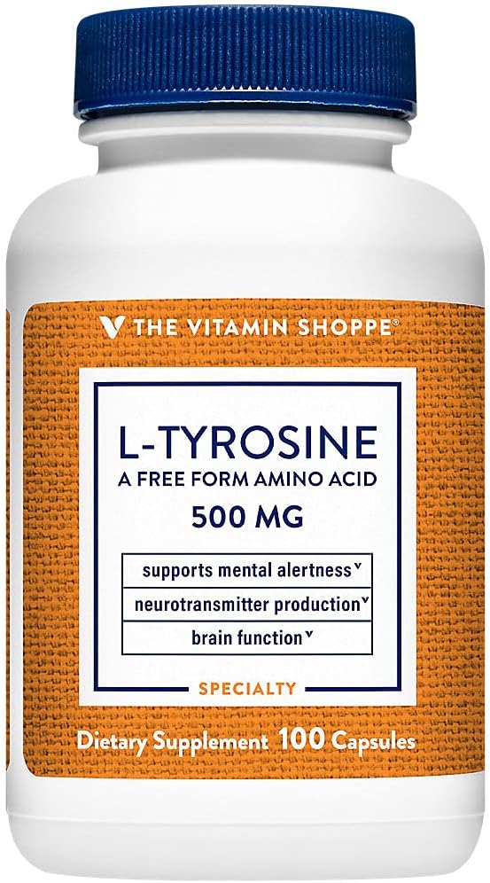La vitamine Shoppe L-Tyrosine 500 MG (100 capsules)