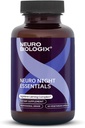 Neuro Night Essentials – Soutien naturel de la nuit avec GABA, Melatonine, Valérian Root, LTheanine, Magnésium et plus – favorise la relaxation, l'équilibre de l'humeur et le repos – 60 capsules de légumes – Fabriqué aux États-Unis