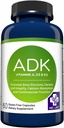 Supplément de vitamine MD.LIFE ADK – Vitamine D3 K2 et complexe – 60 capsules – Vitamine ADK haute puissance pour le soutien de la santé des os et du coeur
