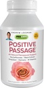 ANDREW LESSMAN Positive Passage 60 Capsules - Soutien ménopausique naturel et équilibre pour les niveaux d'hormones des femmes. avec Soy Isoflavones, Black Cohosh, Dong Quai, Damiana. Aucun additif