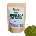RastaMan ragoût à la terre sourde séchée au thé Feuilles organiques en poudre, extrait de feuille de Graviola pur/Guanabana Feuilles/souche de soup - Riche en antioxydants et nutriments - Pas de conservateur (4oz) brun