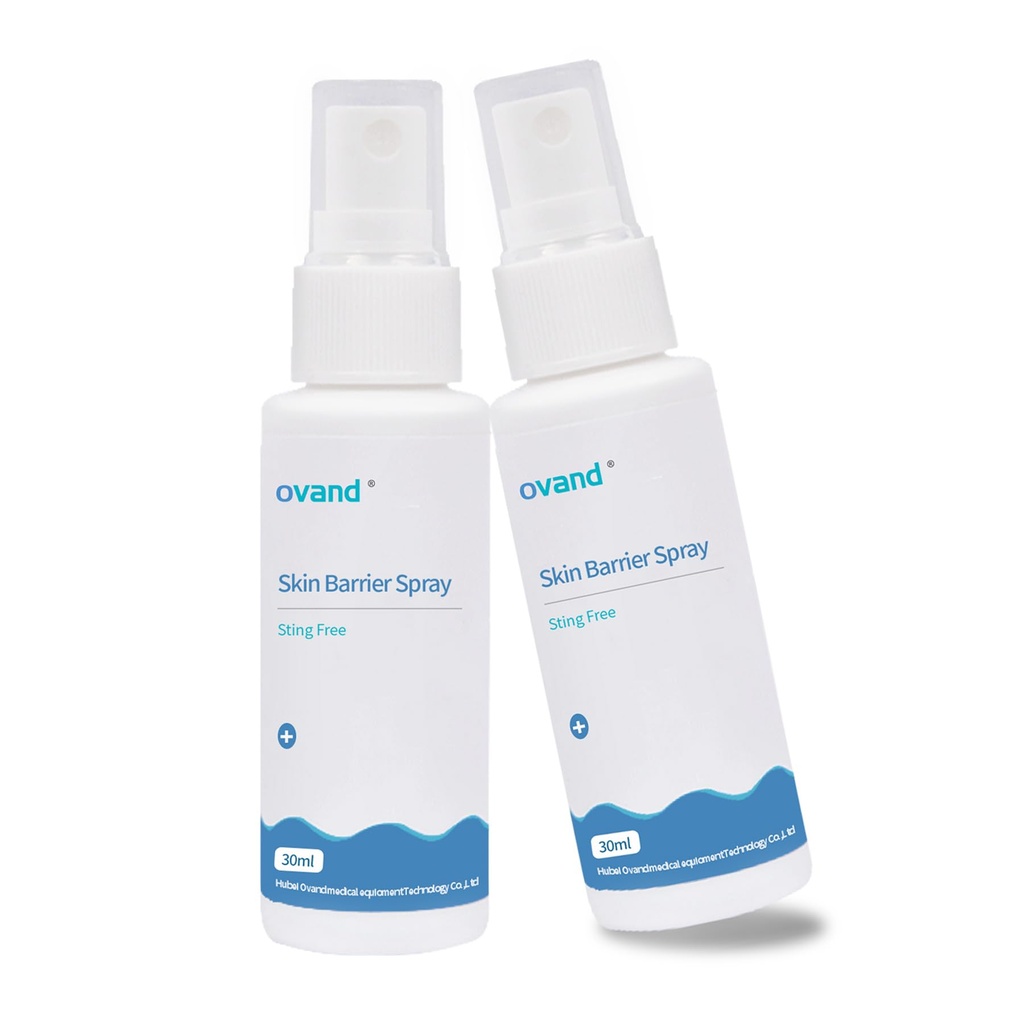 Vaporisateur de barrière de peau d'ostomie 60ml, sans alcool Soins d'ostomie sans piqûre Vaporisateur de barrière de peau Colostomie Accessoires