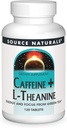 Source Naturals Caféine + L-Theanine, Energy and Focus Support from Green Tea* - 120 comprimés