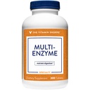 La vitamine Shoppe Multi Enzyme - Aide à soutenir la digestion et l'absorption des protéines, glucides et graisses (300 comprimés)