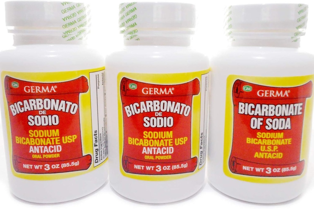 Bicarbonate de sodium USP 3oz Poudre Bicarbonato de Soda 3-PACK