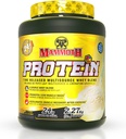 MAMMOTH PROTEIN POWDER, HIGH PROTEIN SHAKE, SUPÉRIEUR TEMPS-RELEASE FORMULE, QUOI PROTEIN CONCENTRATE & ISOLATE, HYDROLYZED WHEY & LAIT PROTEIN ISOLATE, CASÉINE, 6 SOURCES BIODISPONIBLES DE PROTEIN, LOW SUGAR, Vanila, 5 LB