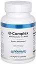 Douglas Laboratories B-Complex with Metafolin - Supplément de vitamine B complet - Soutien énergétique et santé cérébrale* - Avec folate, biotine et thiamine - Non-OGM - 60 Capsules végétariennes