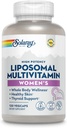 SOLARAY Multivitamine liposomique pour les femmes, Absorption accrue, Haute puissance avec/Iron, Vitamine D, Vitamine C, B12, Biotine, CoQ10, Soutien immunitaire, Santé osseuse, Vegan, 60 portions, 120 VegCaps