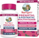 MaryRuth Organics Prenatal Vitamins for Women | USDA Organic Prenatal Gummies | Postnatal Vitamins for Women Breastfeeding | Methylfolate 800 mcg DFE | Iodine | Vegan | Non GMO | 30 Servings