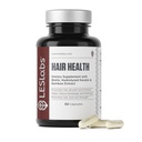 LES Labs Santé des cheveux – Supplément de croissance des cheveux et des ongles, Amélioration de l'épaisseur, de la force et de la plénitude – Keratine, Biotine, Graines de citrouille et MSM – 60 capsules