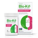 Bio K+ Femmes – Supplément probiotique pour les femmes soutient la santé vaginale et urinaire avec 2 milliards CFU 2 souches, probiotiques vaginaux pour les femmes – 30 capsules