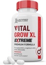 Laboratoires justifiés Vital Grow XL Pills Extreme 1600MG Premium Formula Proprietary Blend pour la santé des hommes 60 Capsules