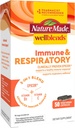 Nature faite Wellblends immunitaire et respiratoire, EpiCor Postbiotique, Vitamine C, Vitamine D3, Supplément de soutien immunitaire avancé, 50 Capsules végétariennes