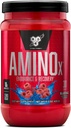 BSN Amino X Muscle Recovery & Endurance Powder avec BCAAs, 10 Grams d'acides aminés, Keto Friendly, Sans caféine, Support Endurance, Zéro Sucre, Raz Bleu, 30 portions (Emballage May Vary)