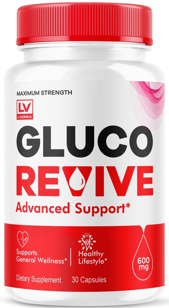 Gluco Revive - GlucoRevive, Gluco Revive Pills, GlucoRevive Support, GlucoRevive Capsules, Gluco Revived All Natural Premium Formula, Gluco Revive Pills Reviews, 30 capsules pour 1 mois
