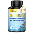 5-en-1 Magnésium complexe de 320mg de magnésium glycinate, malate, citrate...