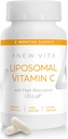 Supplément de vitamine C liposomique - Soutien immunitaire amélioré, Riche antioxydant, Absorption optimale et biodisponibilité, Puissance de l'acide ascorbique, Non-OGM, Sans gluten, Basé sur la plante - 120 capsules de légumes