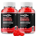 Phénoman pour les hommes Gummies – Phéno Man Max Performance, Phénoman Formule avancée, Supplément naturel extra-fort pour la croissance musculaire et le soutien de la santé globale et critiques (2 Pack – 120 Gummies)