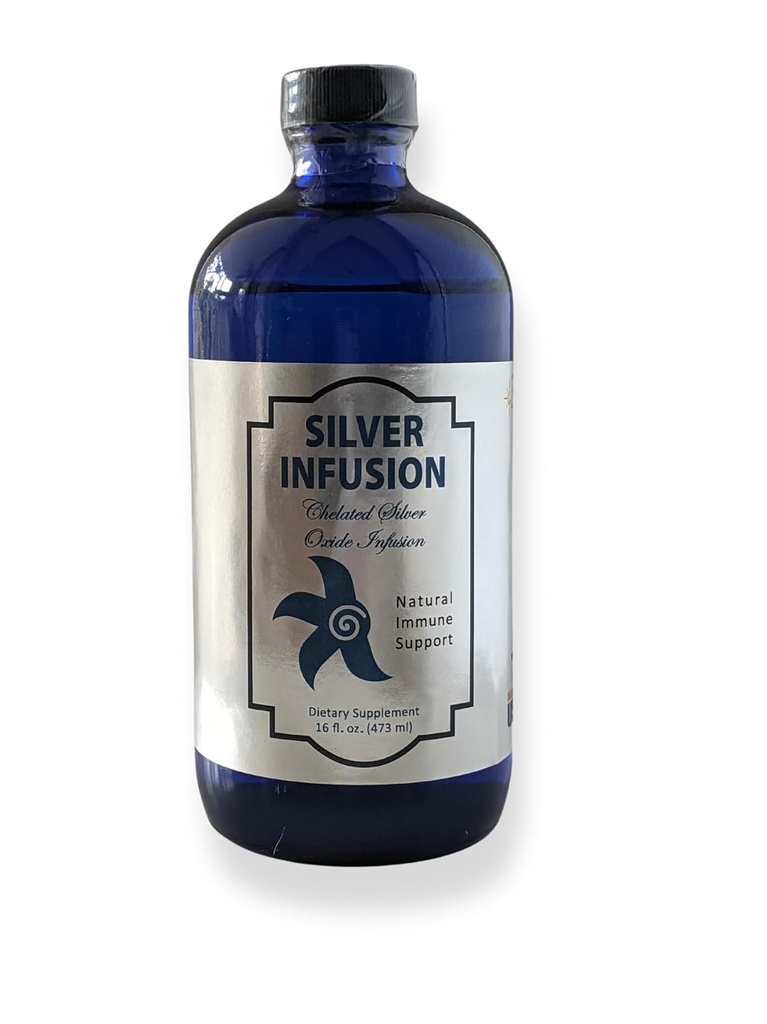 3rd Rock Essentials Silver Infusion 150 PPM Silver Oxide Tonic Dietary Supplement All Natural Liquid Immune Support Supplement Personal Care (16 oz)