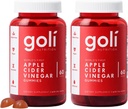 Goli supplément nutritionnel, vinaigre de cidre de pomme vitamines gommy nutrition, 2 paquet de 60 Compte
