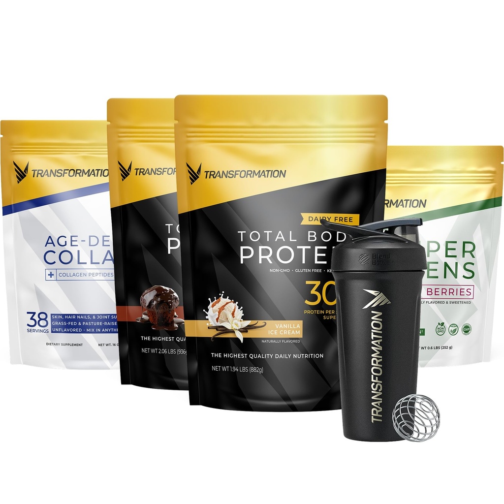 Transformation Vanille et chocolat Poudre de protéines Super Greens Poudre de jus vert Superfood