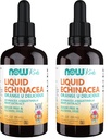 MAINTENANT Suppléments, Echinacea liquide pour enfants avec goutte à goutte, Immune System Support, Formulé pour les enfants, 2 Fl Ounce, Emballage May Vary (Pack de 2)