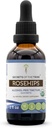 Secrets of the Tribe Rosehips USDA Organic (Extrait sans alcool, gouttes à base de plantes à haute puissance) Fabriqué à partir de rosiers biologiques 100% certifiés (Rosa spp.) Fruits séchés (2 oz)