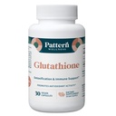 Pattern Wellness Supplément de glutathion - Formule active réduite de glutathion avec supplément de vitamine C - Cellule, Antioxydant, + Immune Santé Support - 30 Capsules Vegan