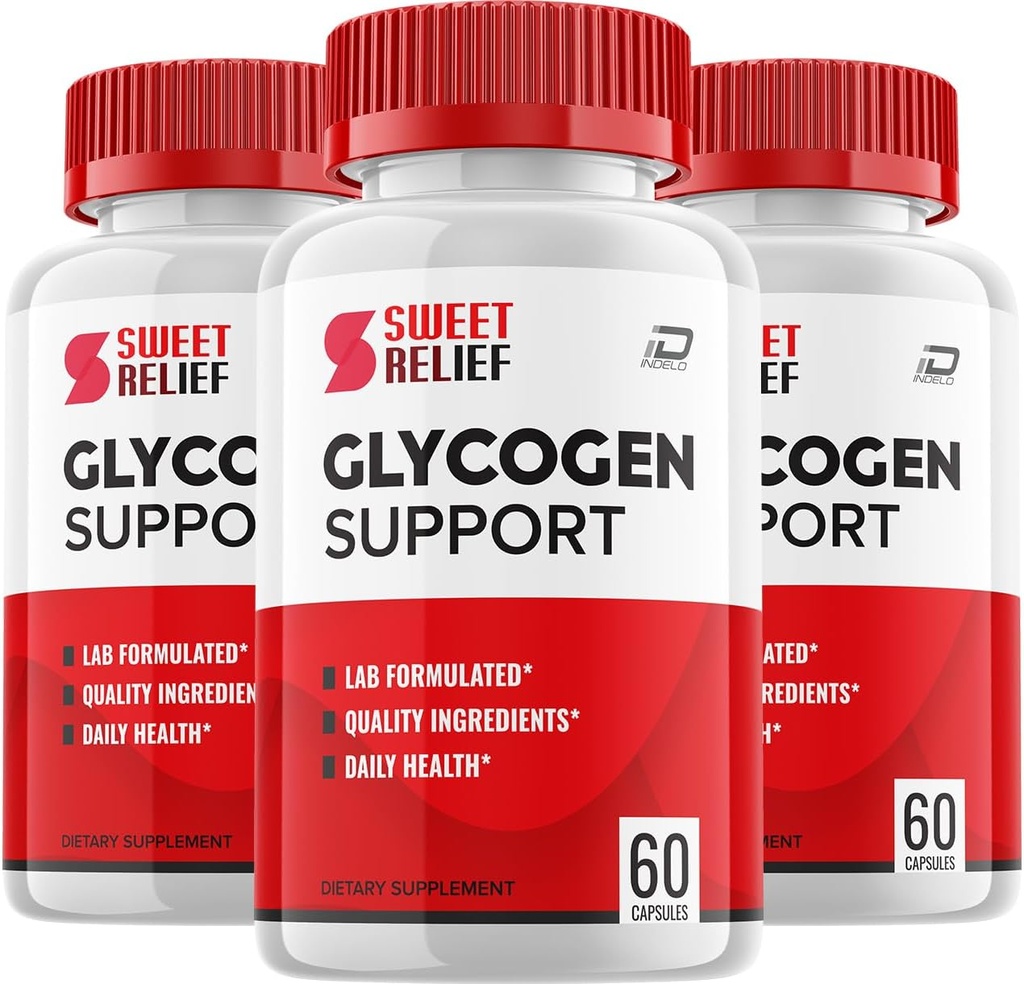 Sweet Relief Glycogen Support Capsules - SweetRelief Optimizer Formule avancée, Supplément de Sweet Relief, Avis de SweetRelief Booster, Supplément de Glycogen (3 Pack - 180 Capsules)