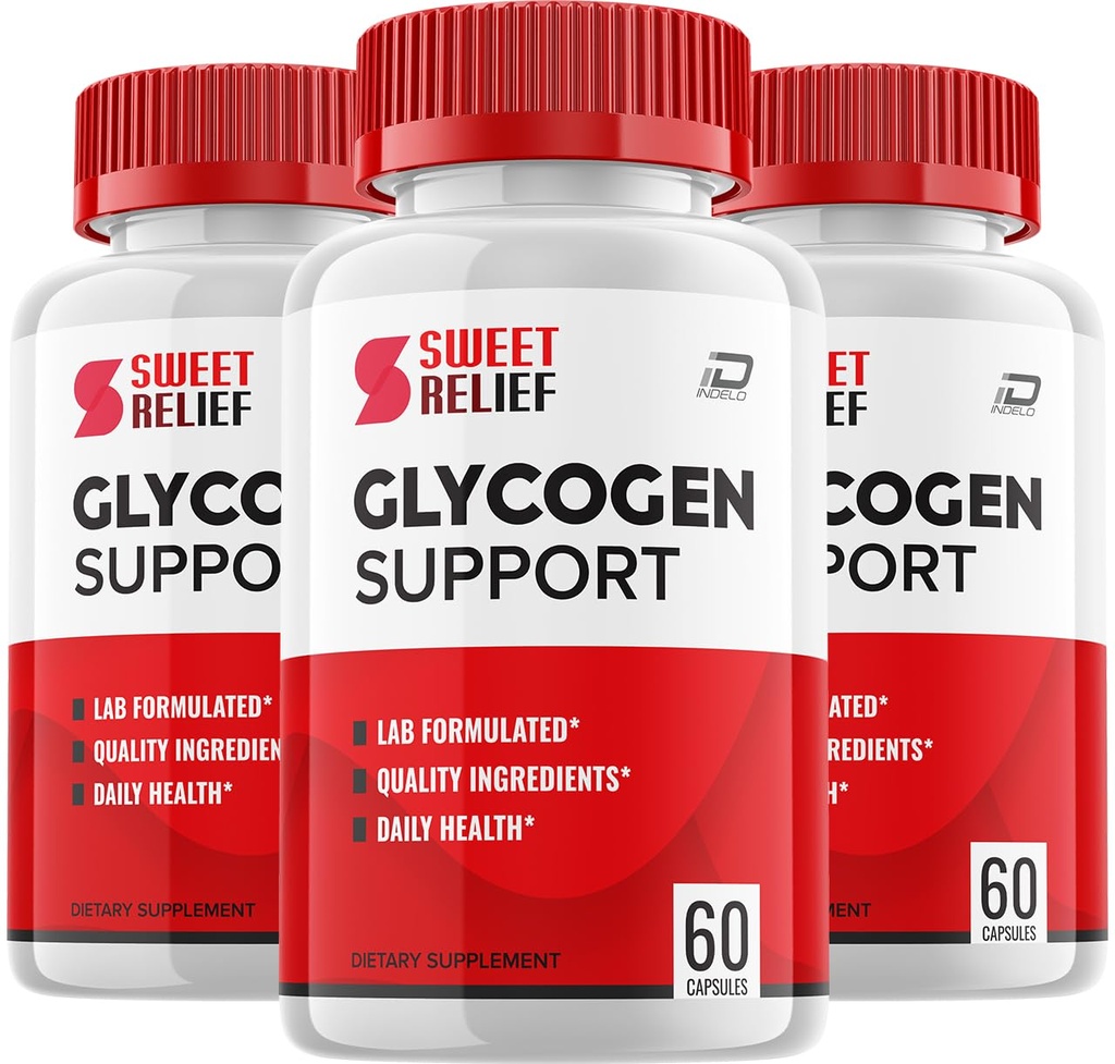 Sweet Relief Glycogen Support Capsules - SweetRelief Optimizer Formule avancée, Supplément de Sweet Relief, Avis de SweetRelief Booster, Supplément de Glycogen (3 Pack - 180 Capsules)