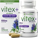 VH Nutrition VITEX+.Supplément de chasteberry Vitex pour les femmes.Équilibre hormonal* et soutien à la fertilité*.