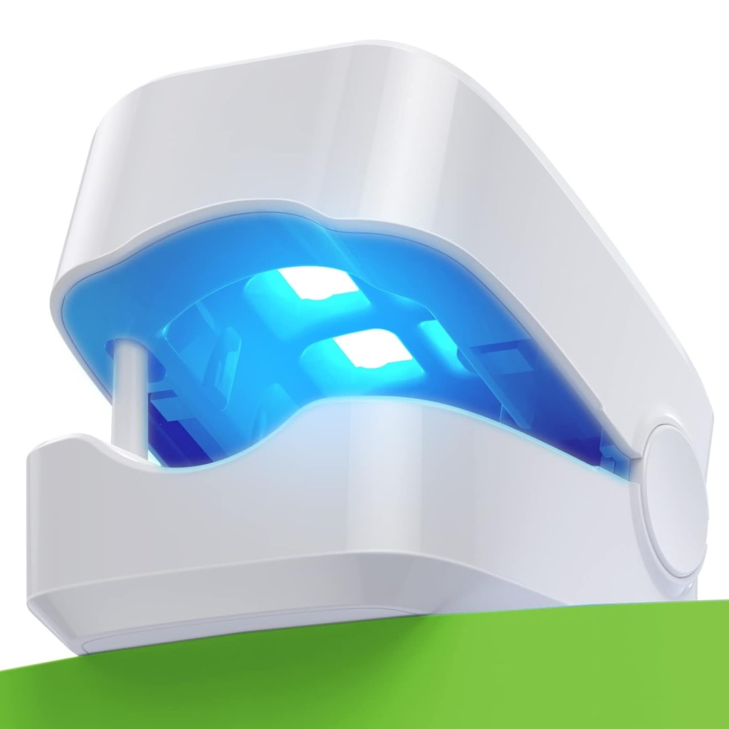 La lumière des ongles pour les ongles, la lumière bleue très efficace pour vaincre l'onychomycose, la solution révolutionnaire pour les ongles facile à utiliser à la maison, les personnes âgées