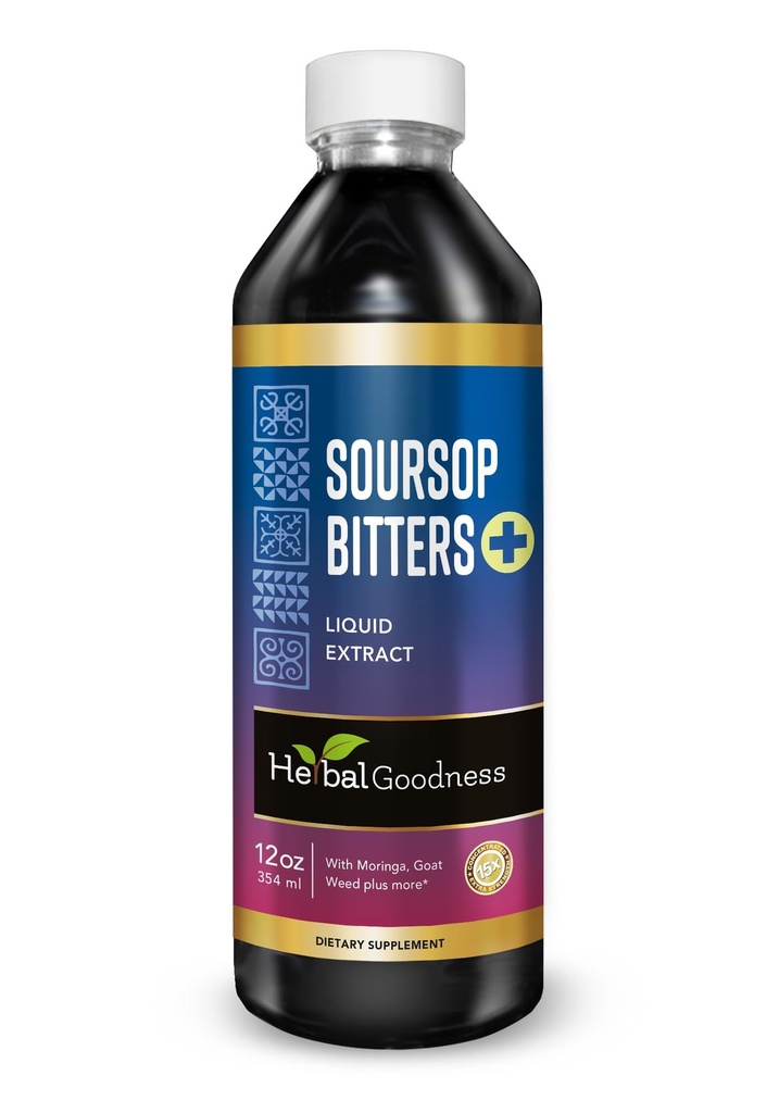 Bien-être à base de plantes Bitters de sourcils gouttes liquides, 10 en 1 avec Moringa, Papaya, Burdock & Ginger, Séréne biologique Bitters de sourcils - Gut Support & Detox corps naturel tonique à base de plantes