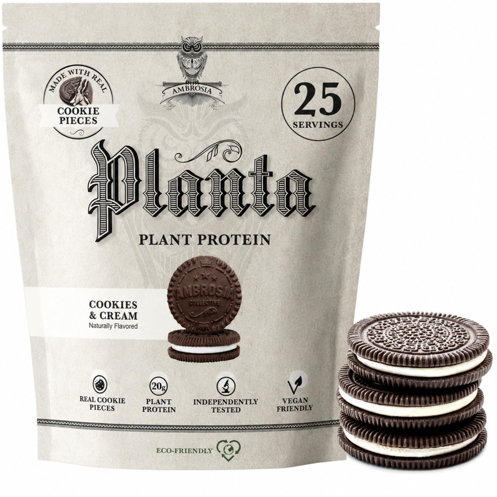 Ambrosia Planta - Protéines végétales premium : Vegan & Keto Friendly.