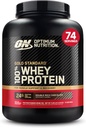 Optimum Nutrition Or Standard 100% poudre de protéines de lactosérum, chocolat double riche, 5 livres (paquetage mai Vary)
