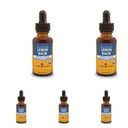 Herb Pharm Certified Organic Lemon Balm Liquid Extract for Calming Nervous System Support, Alcool de canne biologique, 1 once (paquet de 5)