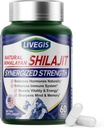 Himalayan Shilajit Capsules Balance Hormones, Boost Immunity, Enhance Vitality & Memory, High-Potency Supplement with Various Ingredients,Non-GMO Natural & Organic - 60 Counts