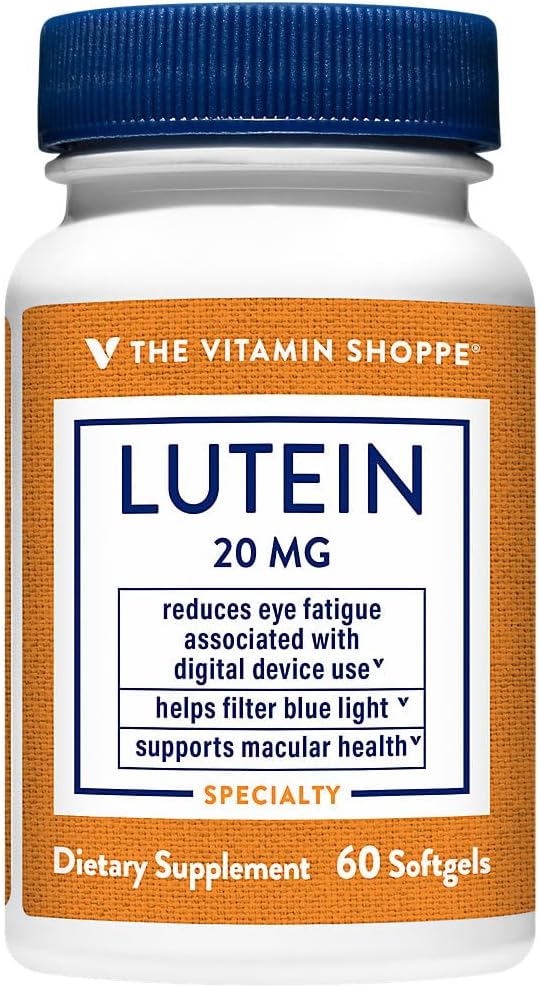 La vitamine Shoppe Lutein 20 MG (60 Softgels)