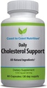 Supplément de soutien au cholestérol - Soutien Performance cardiovasculaire et artère, Cibler les mauvais niveaux de LDL et la plaque Calcium Buld-Up - Promouvoir la circulation et le flux sanguin - 60 capsules