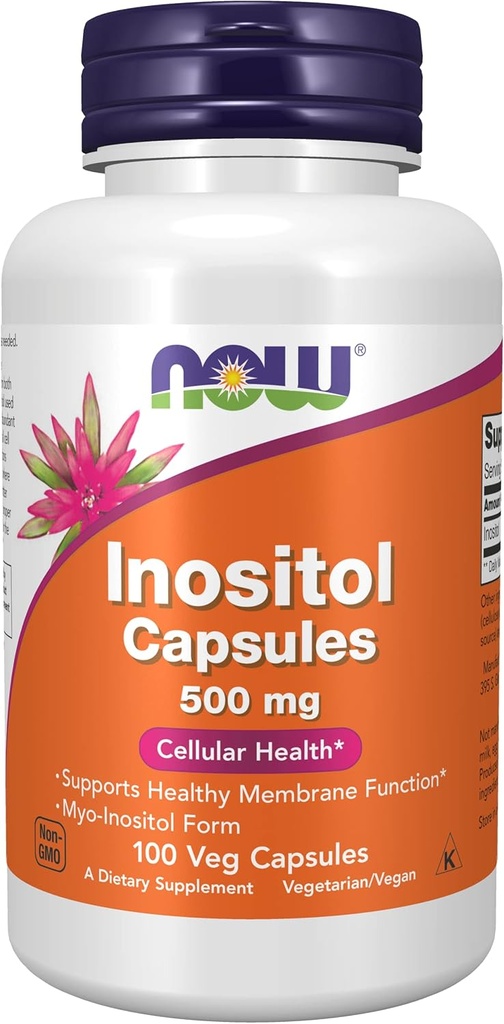 Maintenant aliments, Inositol 500mg, 100 Capsules