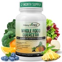 MoxyVites Quercetin avec supplément de 500mg de bromelain - Complexe de phytosomes bioactifs, aliments entiers biologiques purs soutien saisonnier, antioxydant, 20X Absorption et biodisponibilité-120 capsules