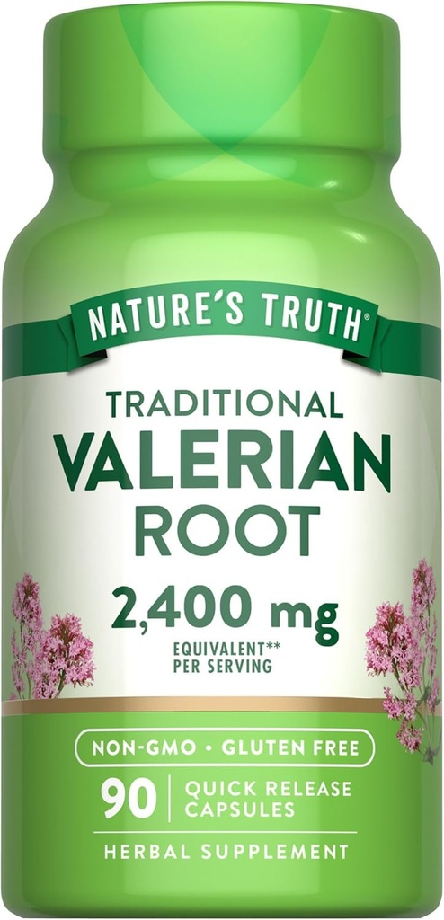 Nature's Truth Valerian Root 1200 mg Supplément 90 ea (paquet de 3)
