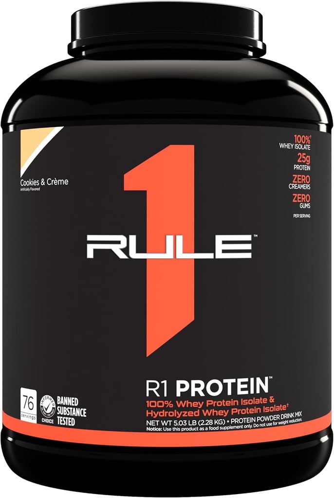 R1 Protein,76 Servings, Cookies & Crème