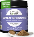 Four Leaf Rover Seven Shrooms - Supplément de champignons biologiques pour chiens - Extrait de champignons entiers formulé par un vétérinaire