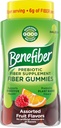 Supplément de fibre prébiotique Benefiber Gommies pour la santé digestive, goût de fruits assortis - 81 Compte